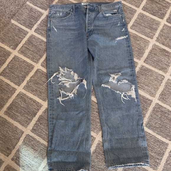 AGOLDE 90’s Mid Rise Loose Fit in Fall Out - Picture 2 of 4